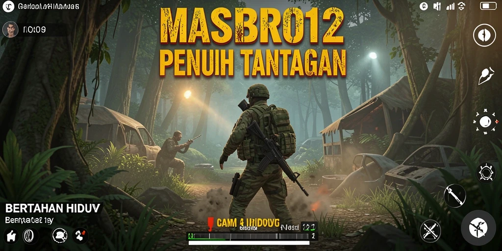 Antarmuka gameplay MASBRO12 yang menantang dan interaktif.