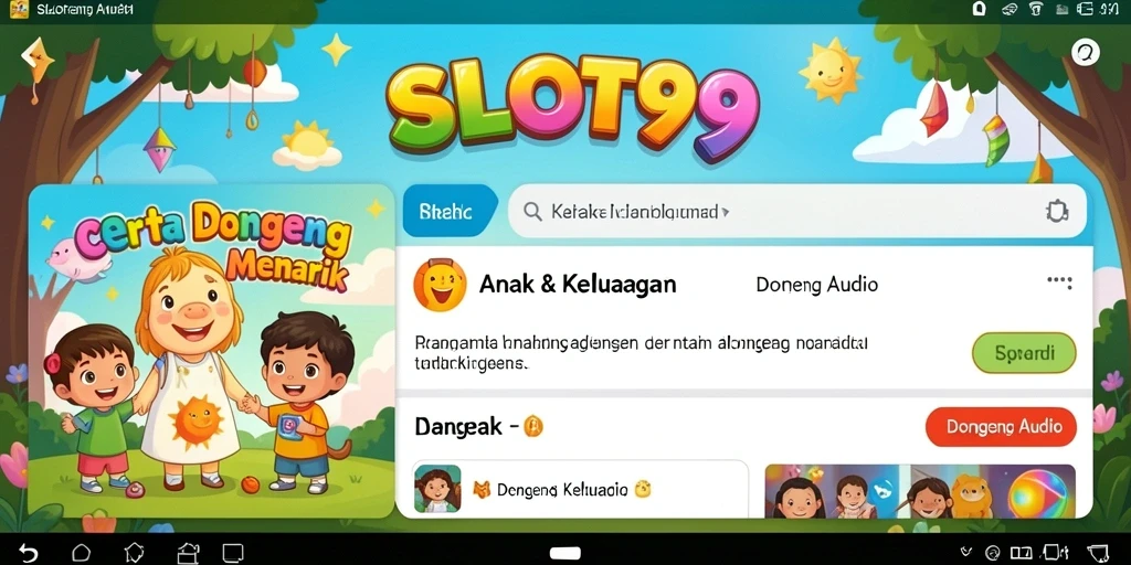 Antarmuka SLOT99 yang menarik untuk mendengarkan dongeng.