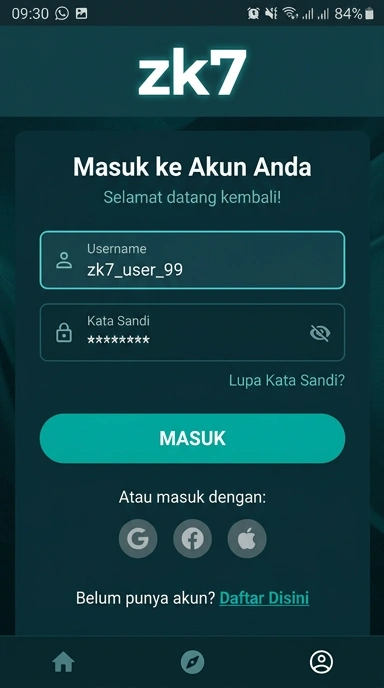 Panduan Masuk Akun zk7 untuk Pengguna Android