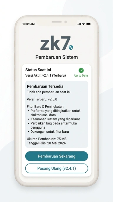 Riwayat Versi zk7 untuk Pengguna Android